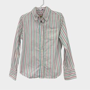 GAP Kids Long Sleeve Striped Blouse Girls Size S 6/7